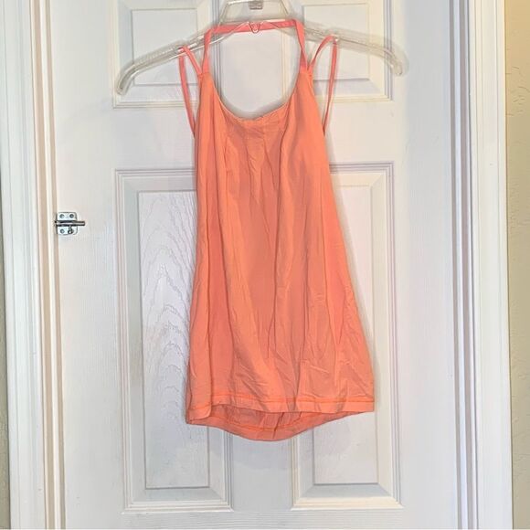 Lululemon Flow and Go Tank in Pop Orange Size 6 - Picture 1 of 9